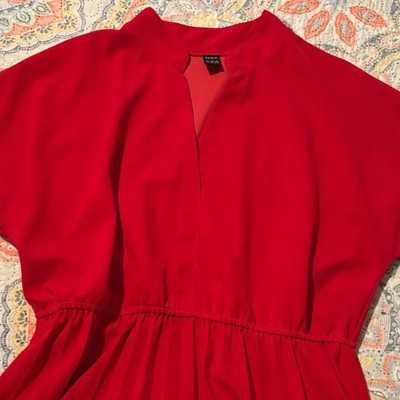 SHEIN Red Midi Dress - Picture 3 of 7